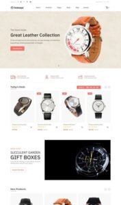 Timekeeper - Watch Store Shopify Theme - Design Template Place